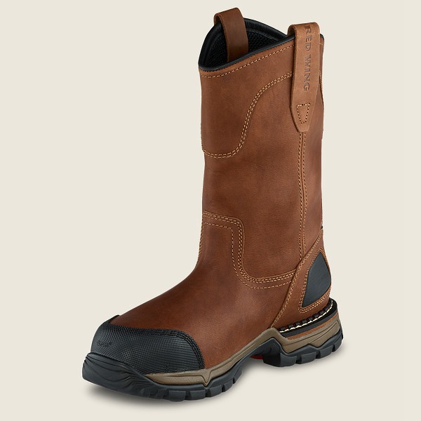 Botas de Seguridad Red Wing Hombre Marrom - Flexforce® - 11-Inch Waterproof Toe Pull-On - 675-TGVAJY